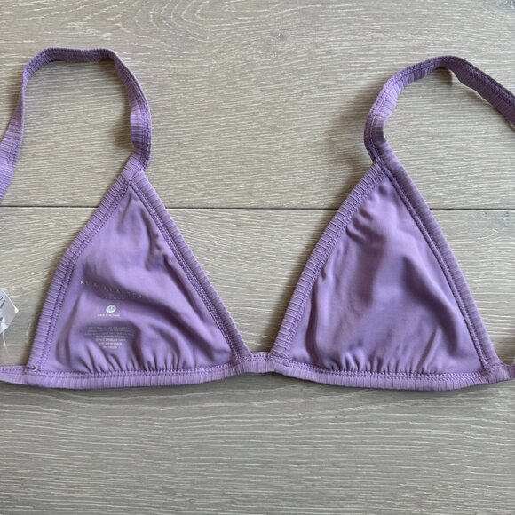 Pacsun La Hearts Purple Triangle Bikini Top - Picture 3 of 4